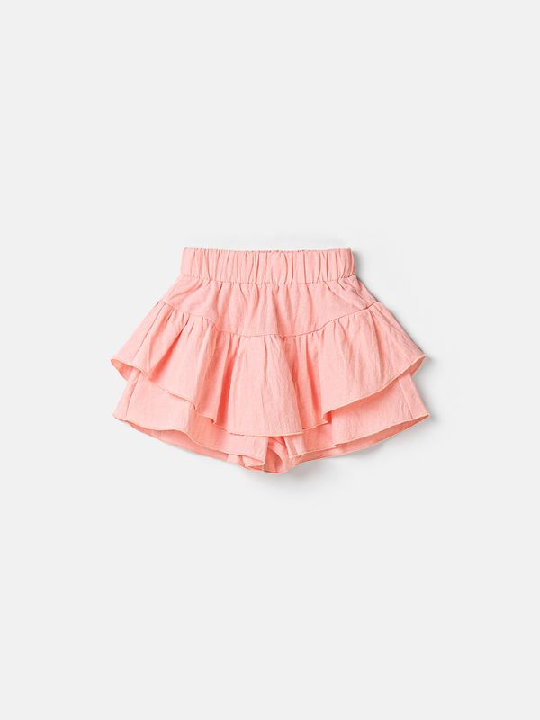 Юбка-шорты с воланом 