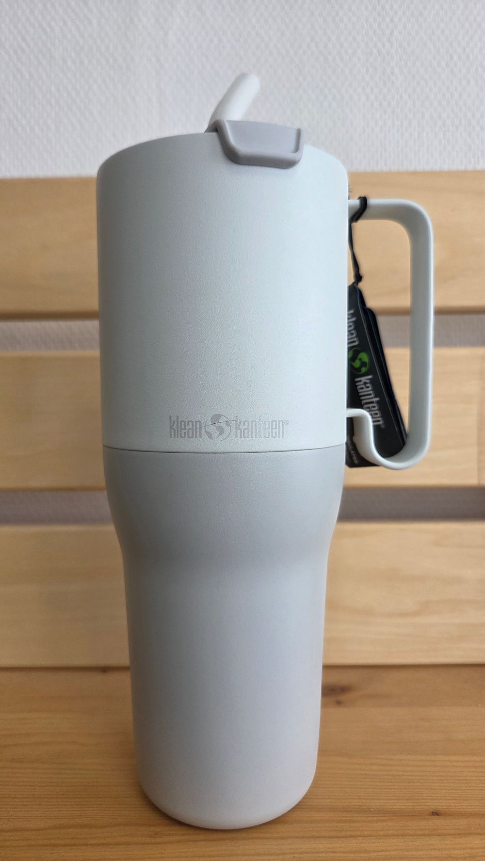 Термостакан Klean Kanteen Rise Tumbler 36oz Straw Lid (1065 мл) Barely Blue (царапина)