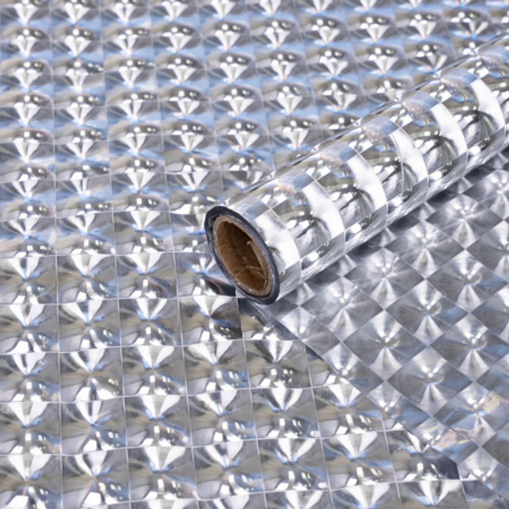 Пленка голограмма "Квадрат" 50см*6м