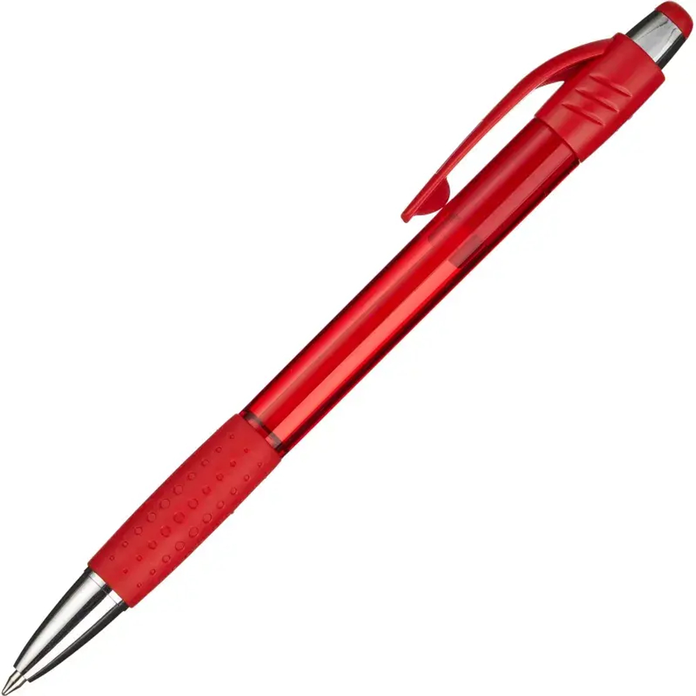 Ручка шариковая автомат. Attache Happy,красный корп,син,масл,манж