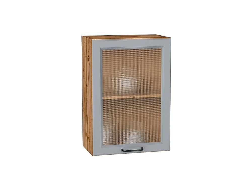 Шкаф верхний с 1-ой остекленной дверцей Ницца