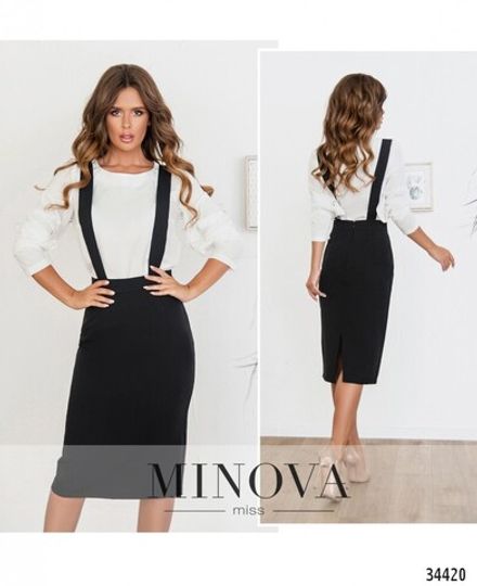 Юбка 1146-2-черный Minova Фото 1