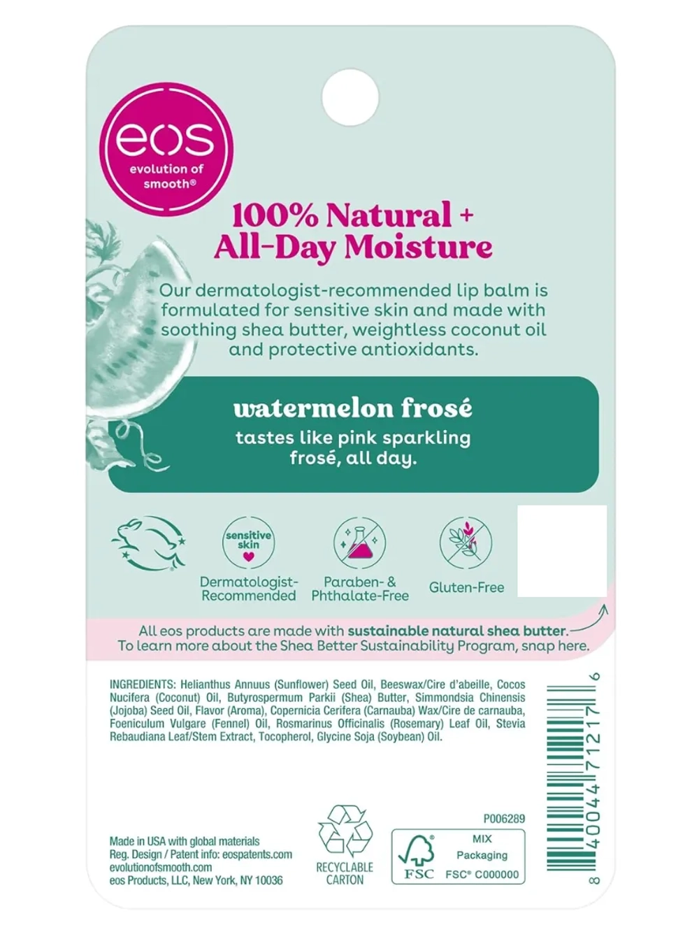 Бальзам для губ 22 арбуз