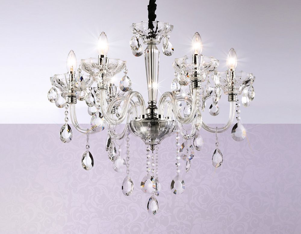 Ambrella Подвесная классическая люстра с хрусталем Classic TR4900