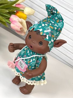 Пупс Nines 24см Duendys Gofry-mulato (N0374N2)