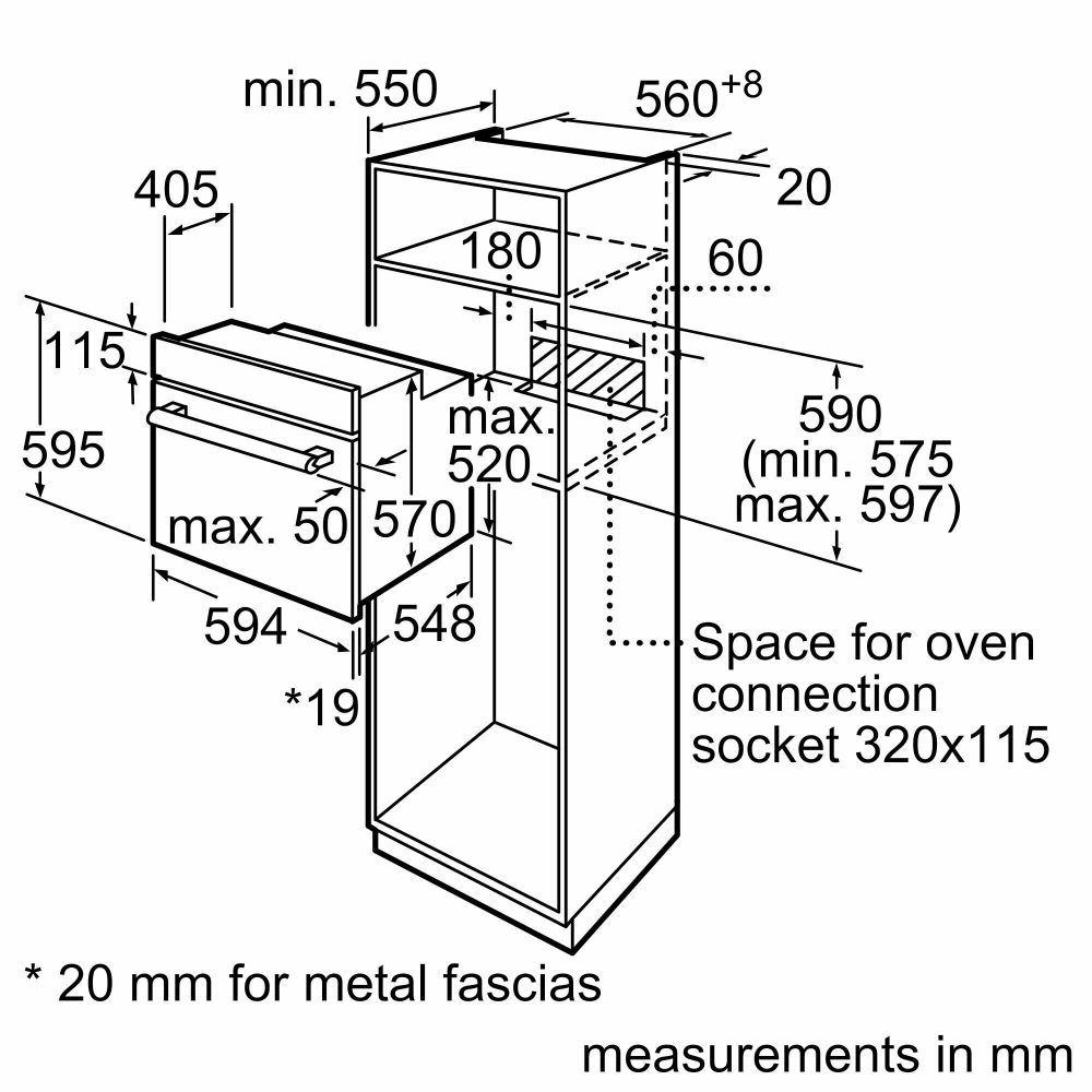 Bosch Serie 4 HBF534ES0R