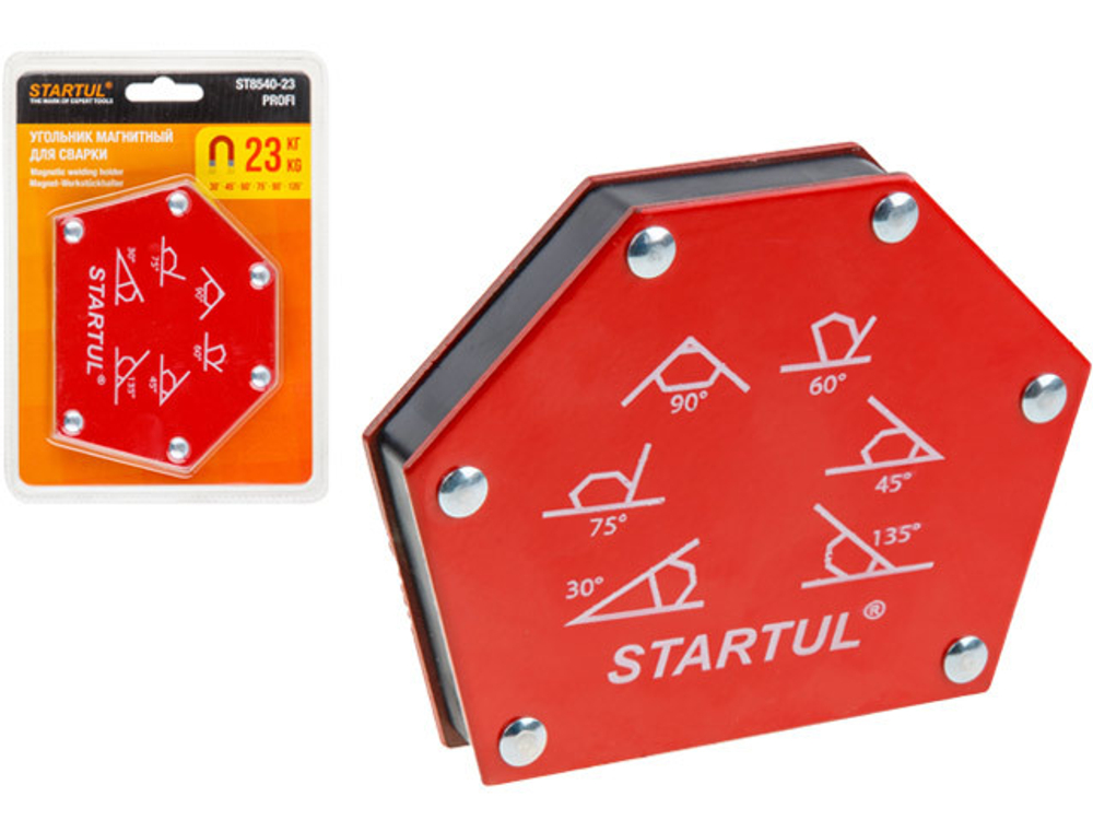 Угольник магнитный для сварки 23кг STARTUL PROFI (ST8540-23)