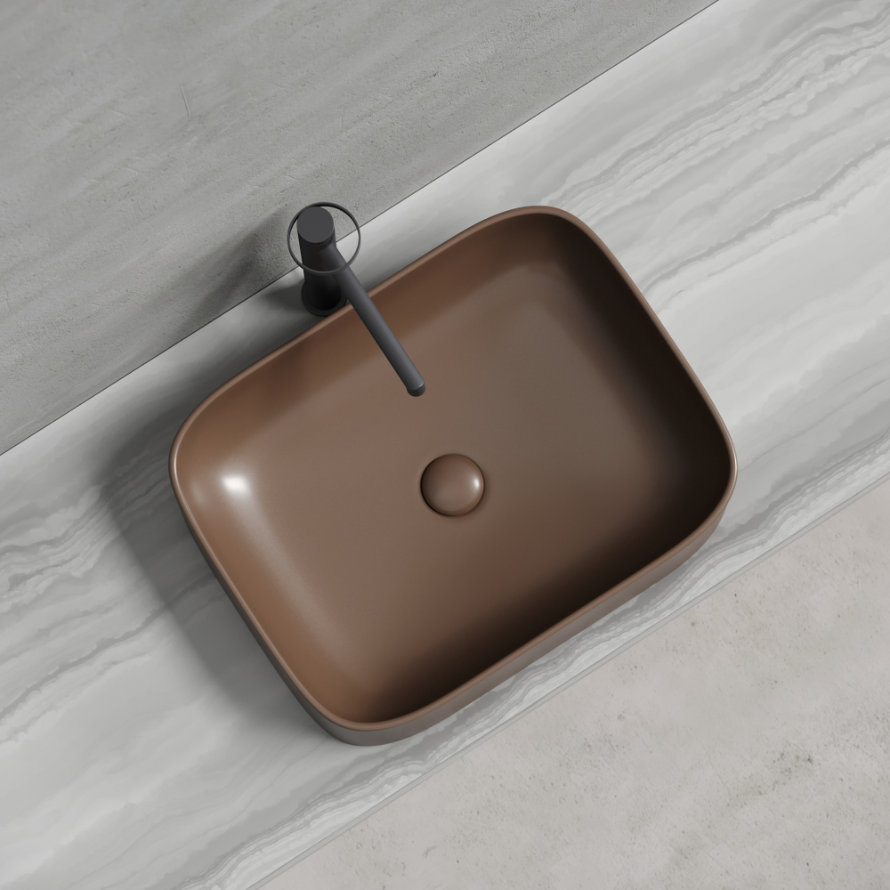 Раковина Ceramica Nova Element 50 см CN6052MDB темно-коричневая