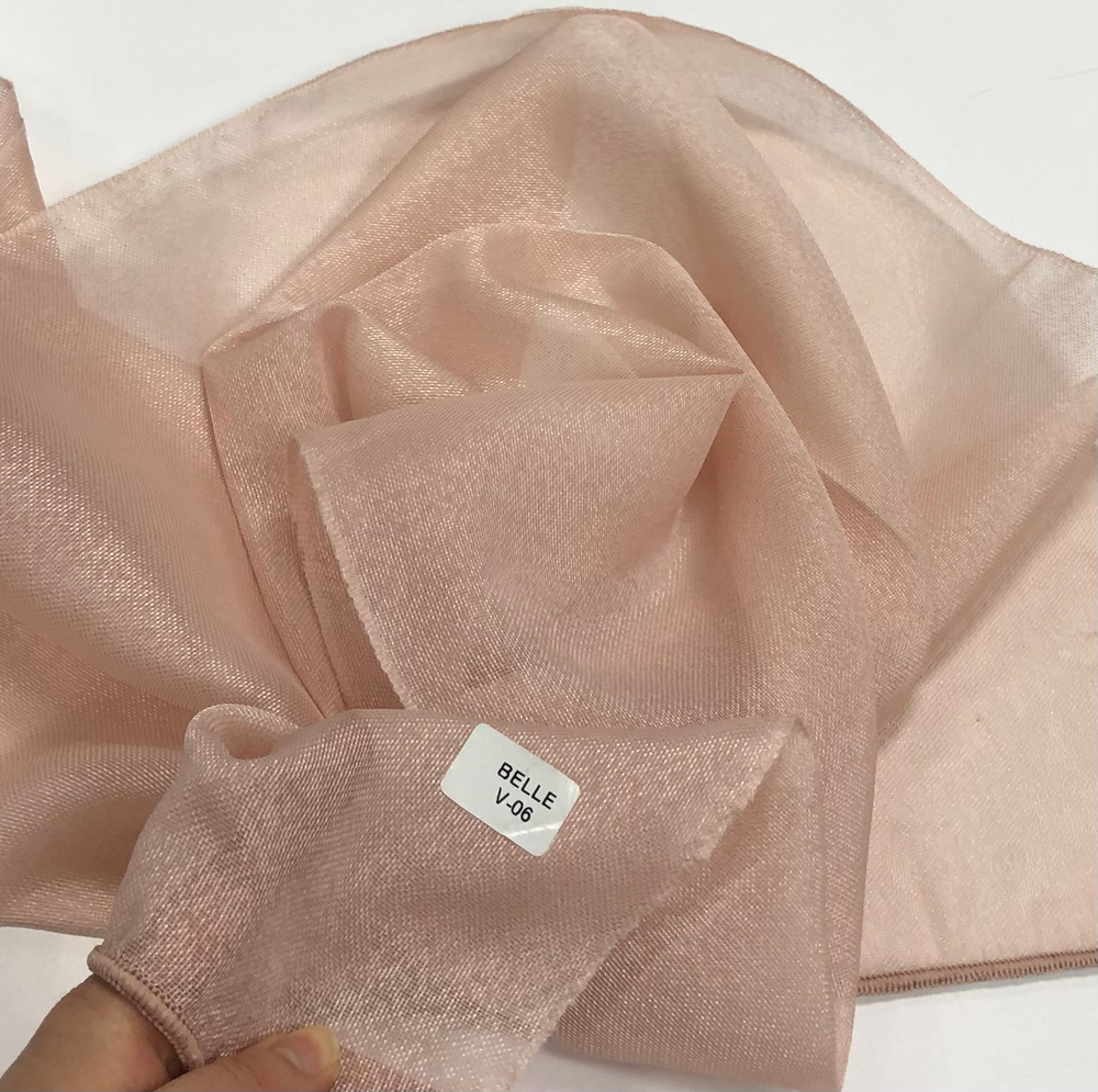 Тюль-канвас Arya арт Belle col. v-06 розовый