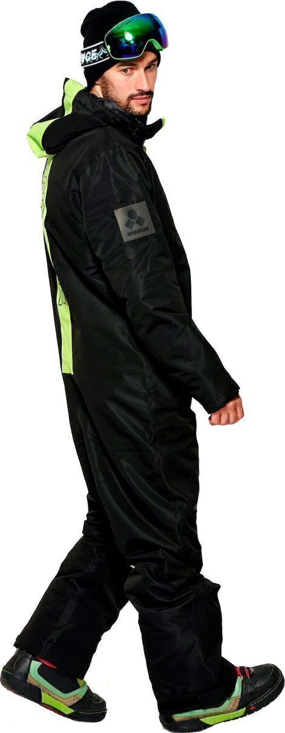 Комбинезон мужской Original Pro Black/Lime (L)