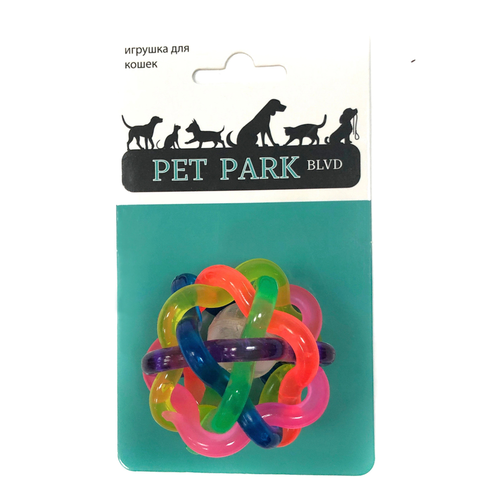 Petpark игрушка для кошек  Мячик светящийся, пластик