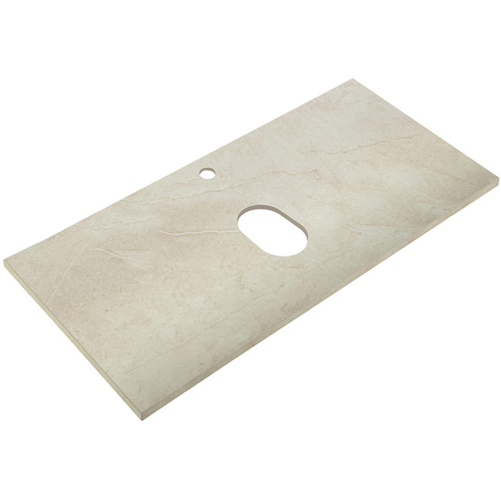 Столешница под раковину BelBagno 100 KEP-100-MCO Marmo Crema Opaco