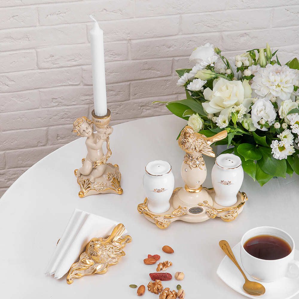 Держатель для салфеток Птичка Айвори