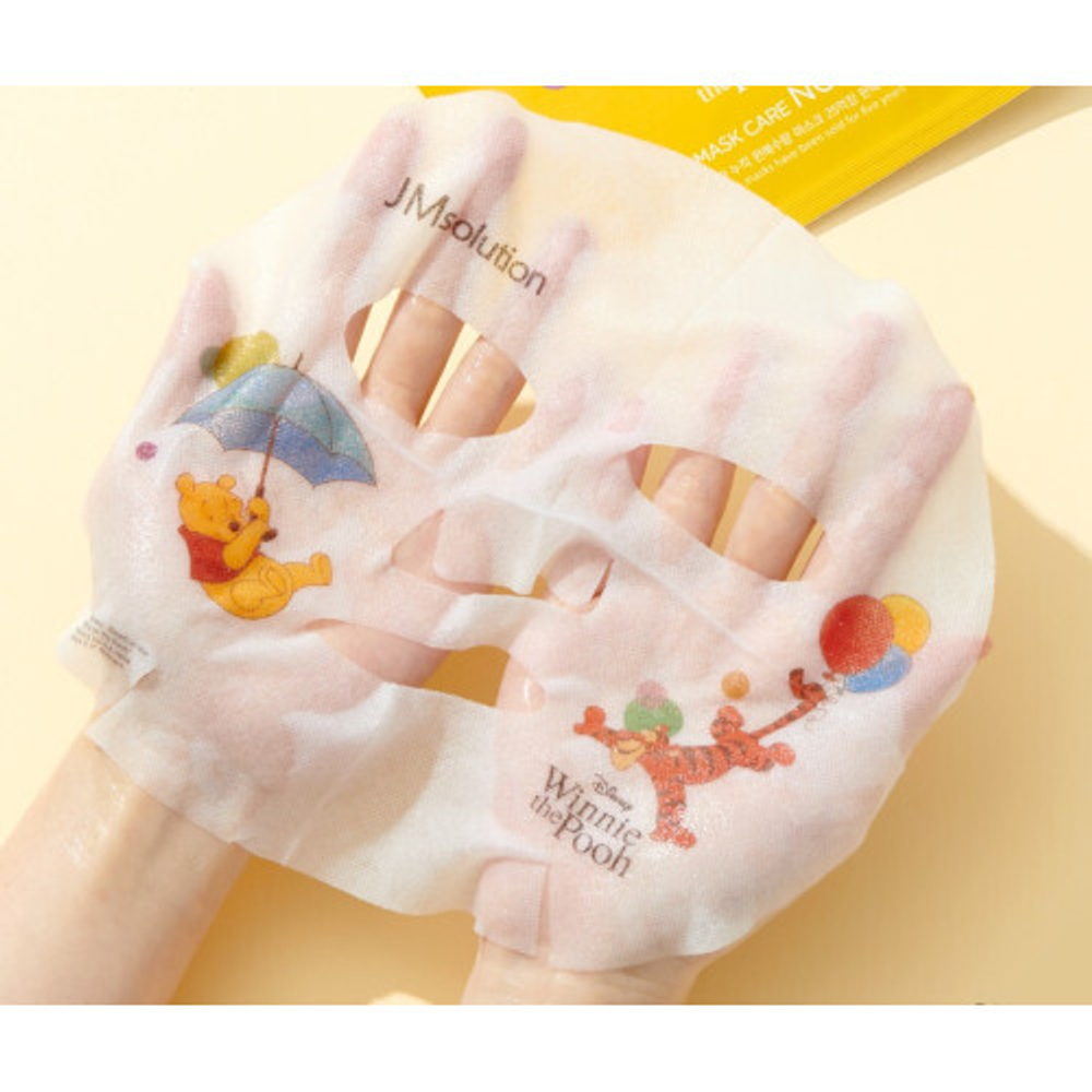 JMsolution Маска тканевая с календулой – Disney collection selfie barrier calendula mask, 30мл