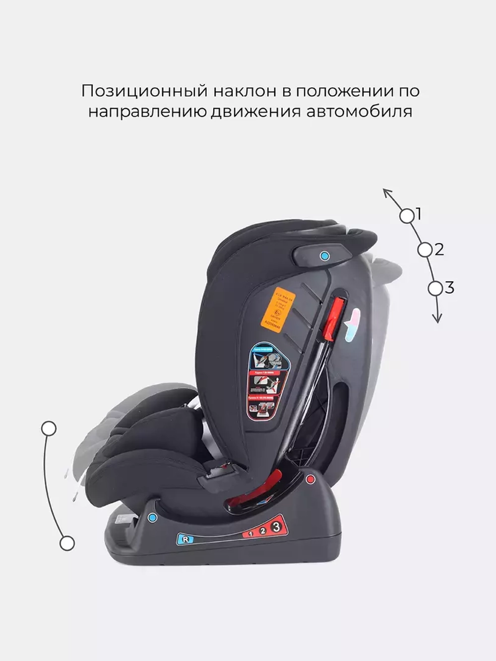 Автокресло RANT AY913 "MATRIX" Active Line (Black) группа 0+-1-2-3  (0-36 кг)
