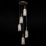 Citilux RONIN CL326015 Подвесной каскадный хрустальный светильник