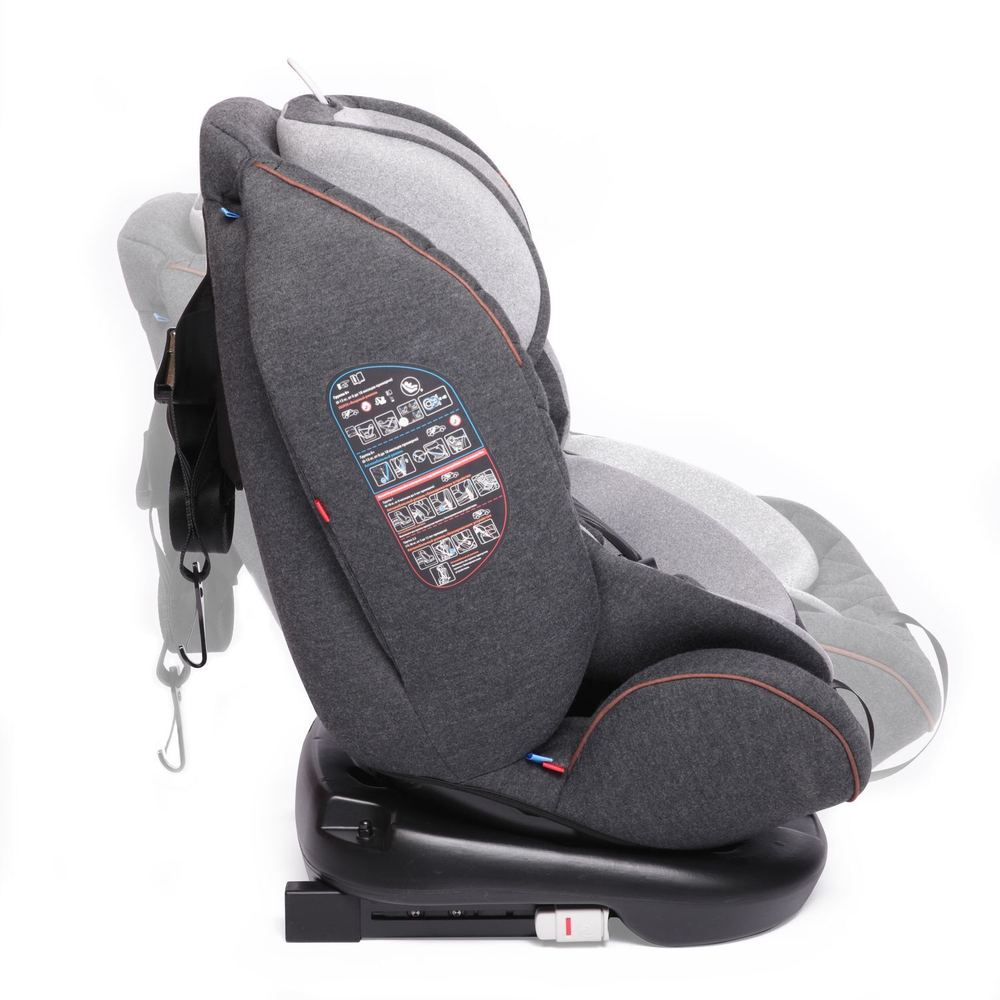 Автокресло BabyCare Shelter Isofix гр. 0/1/2/3 (0-36 кг)(Серый)