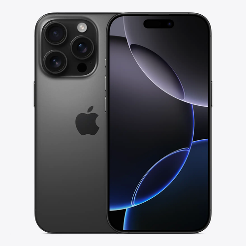 Смартфон Apple iPhone 16 Pro 128 ГБ, Dual: Только eSim, Black Titanium (чёрный титановый)