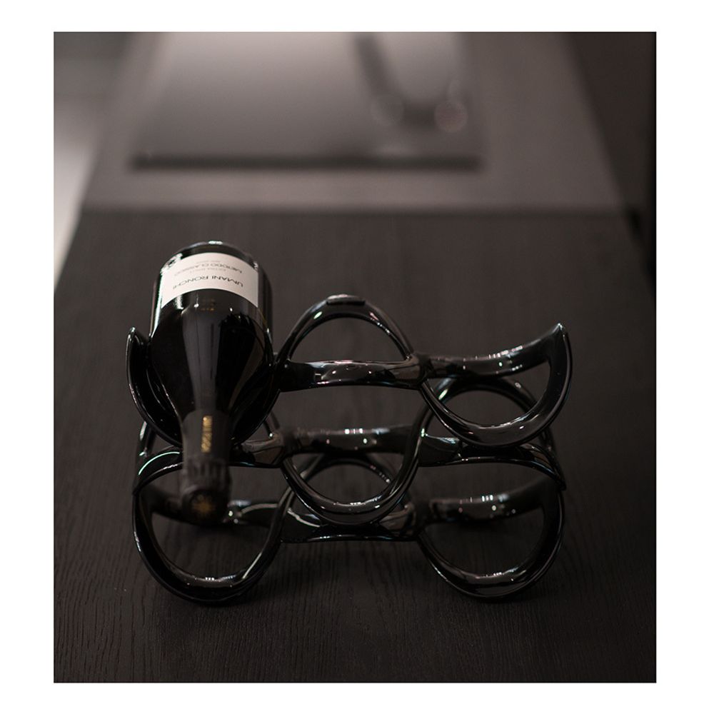 Подставка для бутылок Cuvee, черная