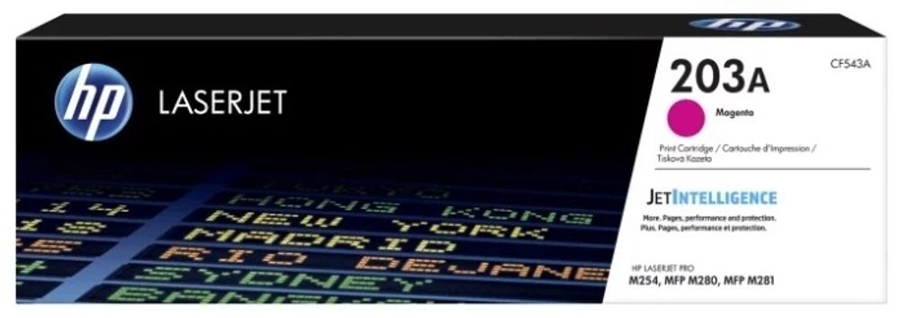 Картриджи HP 203A CF543A пурпурный (magenta)