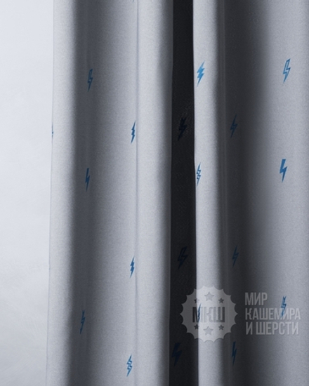 Готовые шторы ФЛЕШ (арт. BL01-246-03)  - (145х280)х2 см. - серые