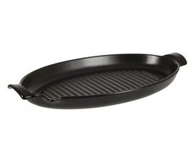 Барбекю-гриль для рыбы 50х28 см Emile Henry (базальт)