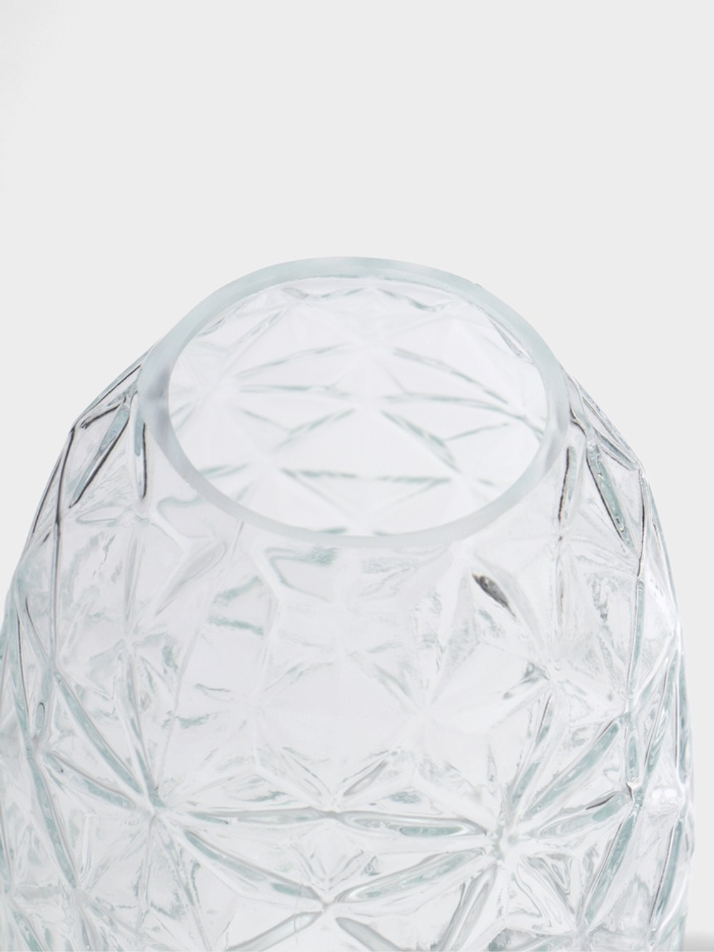 Ваза «Гунвор», 23.5×12 см, стекло, прозрачная