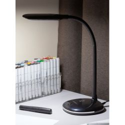 Настольный светильник ЭРА NLED-477-8W-BK светодиодный черный