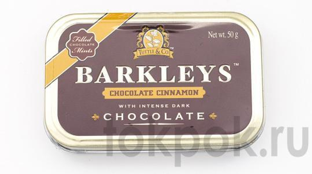 Конфеты шоколад корица Barkleys Chokolate Mint, 50 гр