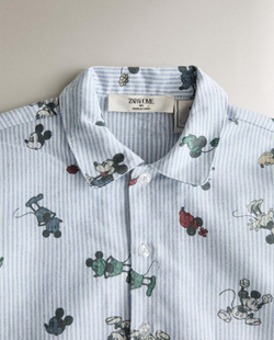 ZARA HOME ДЕТСКАЯ ПИЖАМА МИККИ И МИННИ ©DISNEY, СИНИЙ