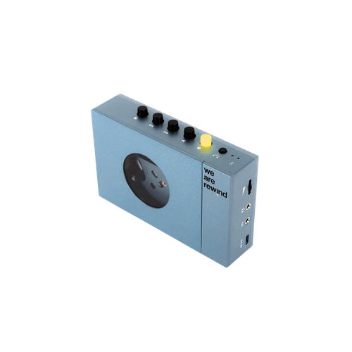 We Are Rewind Cassette Player Blue