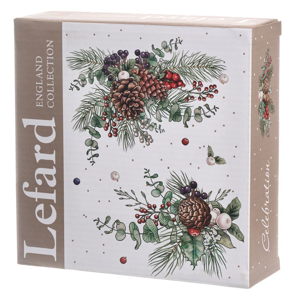 БЛЮДО СЕРВИРОВОЧНОЕ "CELEBRATION" В ФОРМЕ ЕЛКИ, 19*17*4,5 СМ