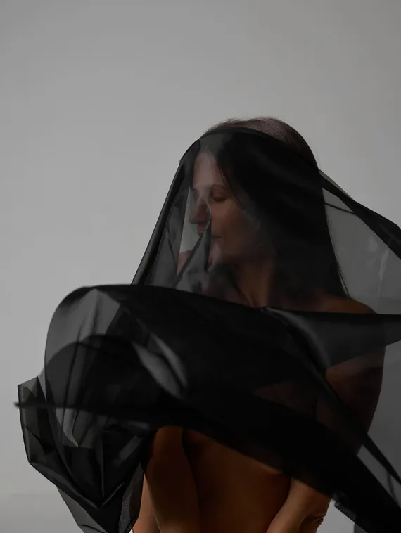 Корсетная сетка Lauma, мягкая, арт.388А, черный 170