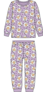 Пижама для девочки р.122-64 сиреневый