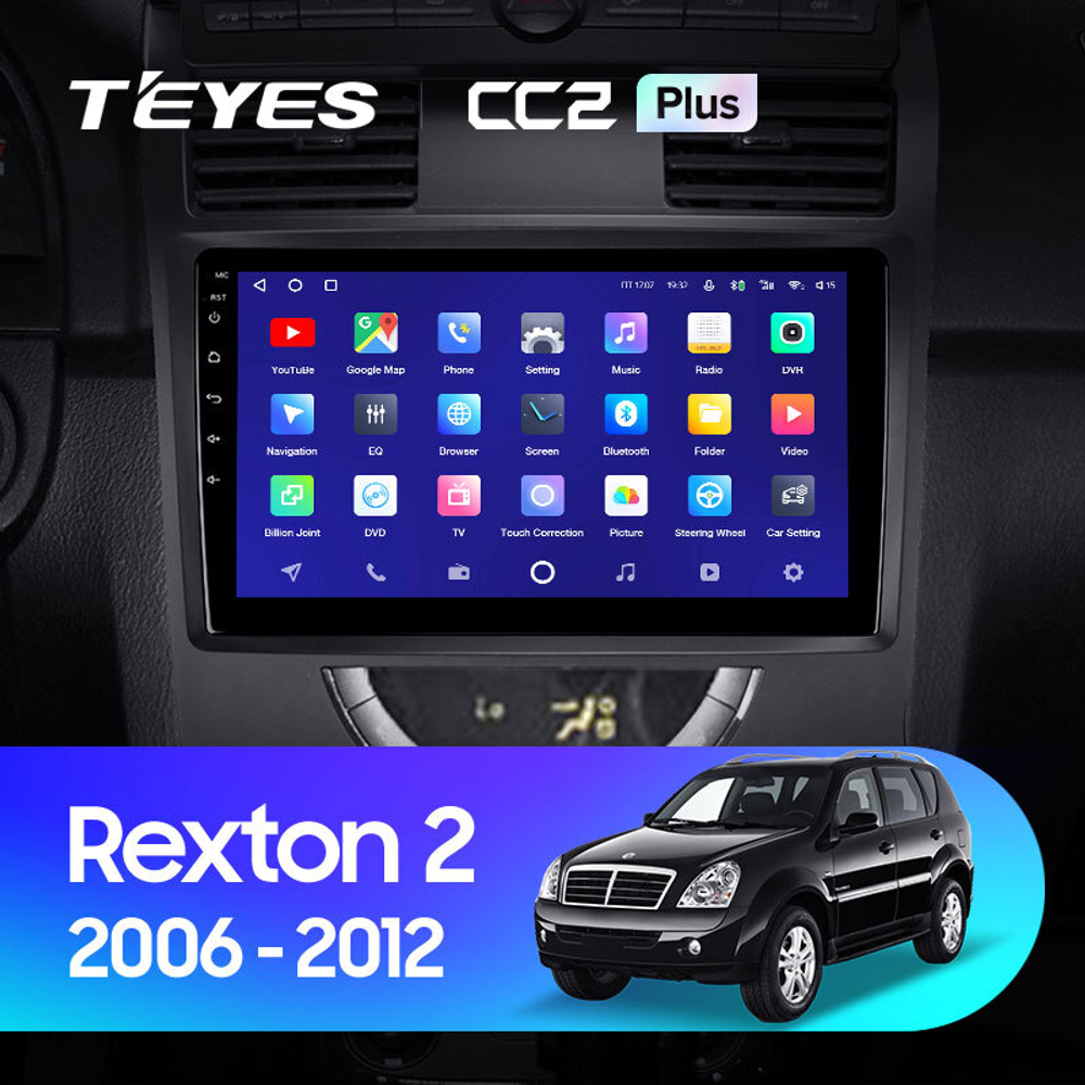 Teyes CC2 Plus 10,2" для SsangYong Rexton 2 2006-2012