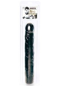Чёрный фаллоимитатор BIG BONANZA 13 BLACK BUTT PLUG - 33 см.