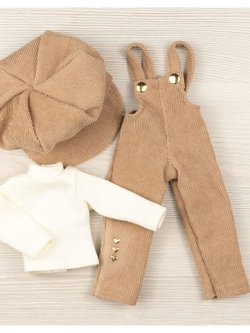 Комбез, кепка и водолазка для кукол Paola Reina 32 см (901)