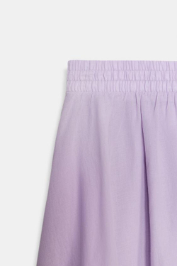 ZARA ЮБКА-НАКИДКА МИДИ, ЦВЕТ МАЛЬВЫ