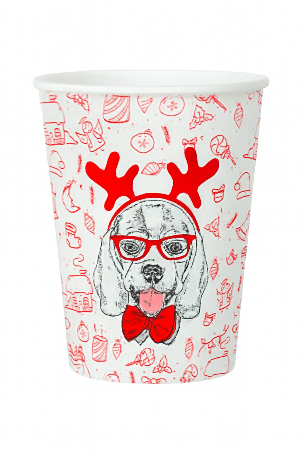 Стакан 300 мл Happy NY Dog Complement 50/1000