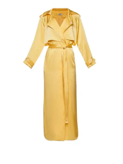 Шелковый тренч