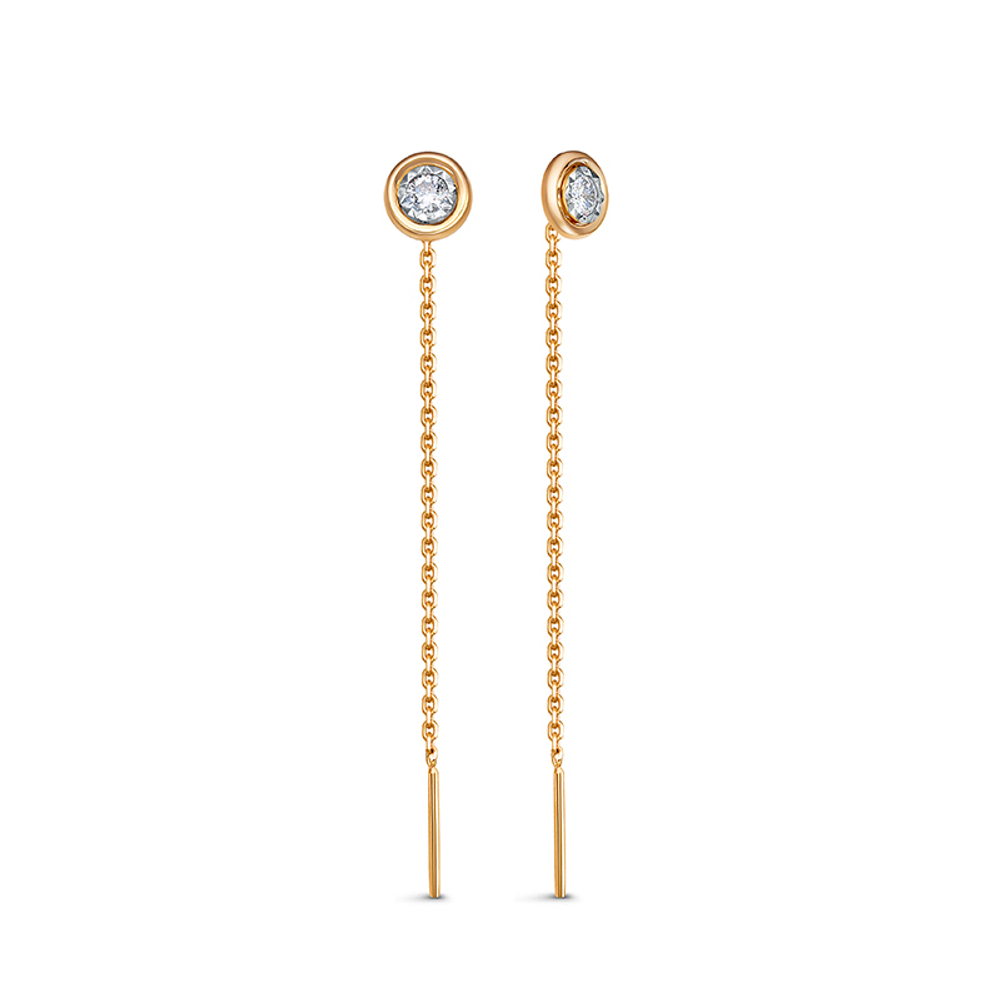 Серьги из золота 585 пробы