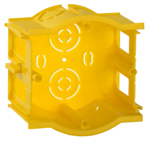 Коробка установочная СЗ сборная для твердых стен D=68х45мм (проходная) GENERICA