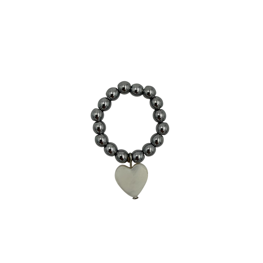 mini white love ring
