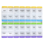 Ezy Dose, ежедневник 4 раза в день с кнопкой, Medtime- ежедневник, 3XL, 1 шт.