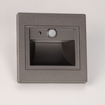 Citilux Скалли CLD005KS1 Встраиваемый светильник с датчиком движения Графит