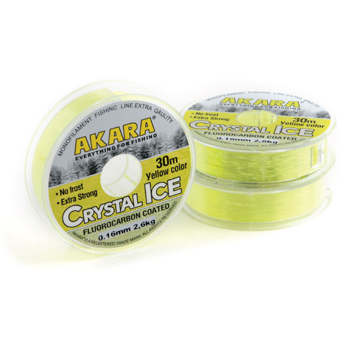 Леска Akara Crystal ICE Yellow 30 м 0,14