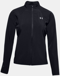 Женская теннисная куртка Under Armour Launch 3.0 Storm M - Black