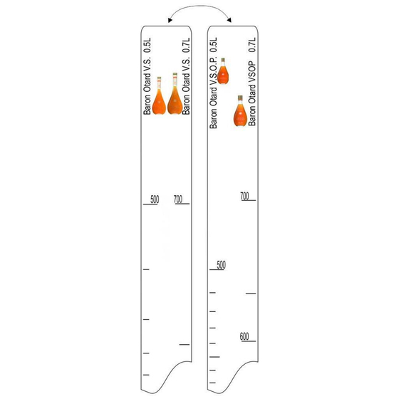 Барная линейка Baron Otard VS/VSOP (500мл/700мл), P.L. Proff Cuisine