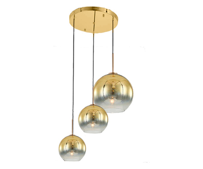 07565-3A,33 Подвес Восход пр/золото E27 120W