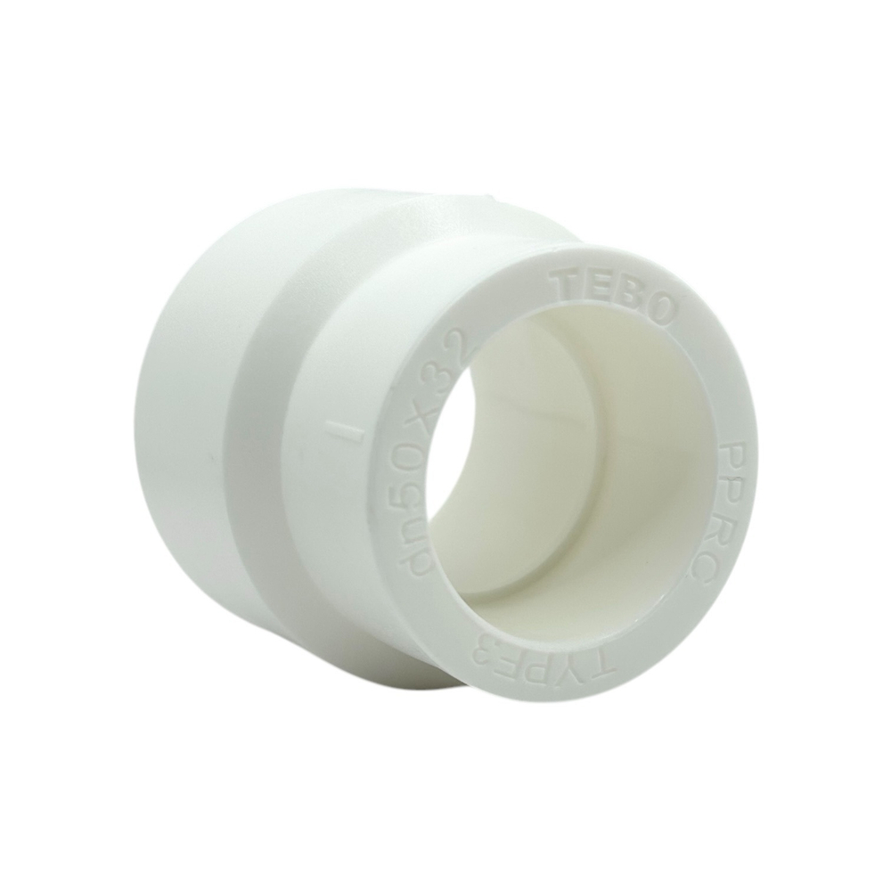 Муфта полипропиленовая переходная TEBO 50x32 НАР-ВН (фитинг-труба)